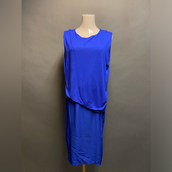 BNWT OAK & FORT jersey drape midi dress. - Picture 1 of 3